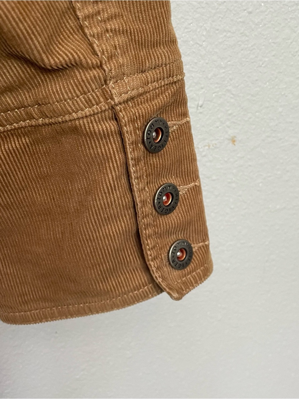 Tommy Hilfiger Stretch Corduroy Blazer Jacket Camel Brown Utility XL - Picture 10 of 10